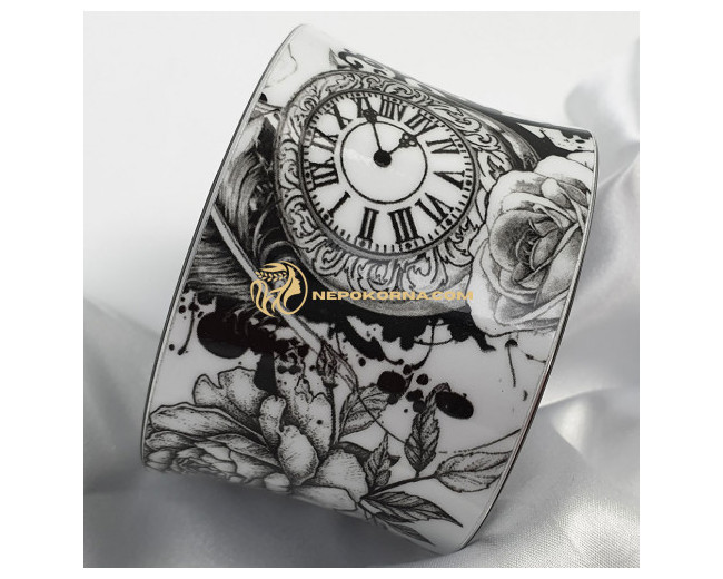 Bratara Timpul zboara - alba