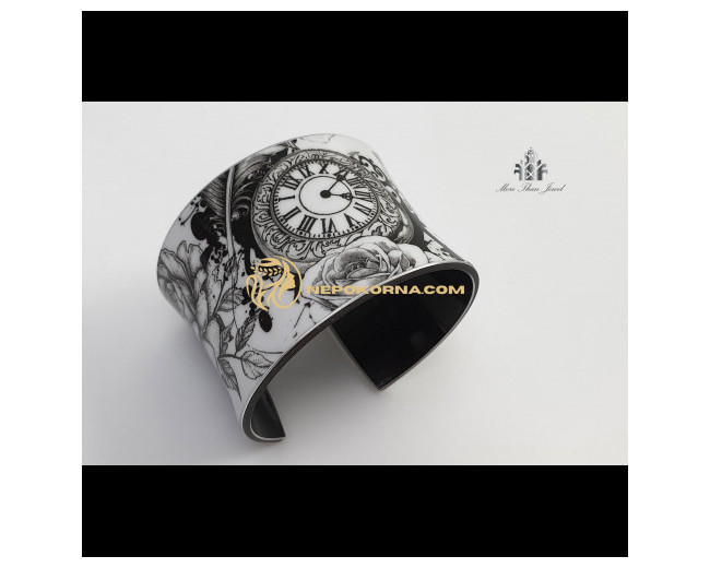 Bratara Timpul zboara - alba