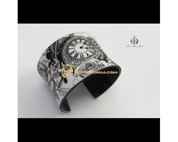 Bratara Timpul zboara - alba