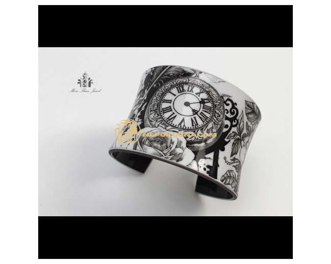 Bratara Timpul zboara - alba