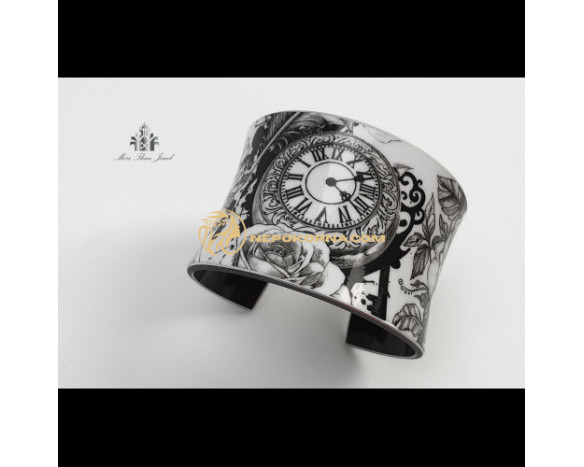 Bratara Timpul zboara - alba