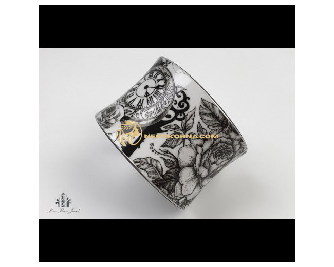 Bratara Timpul zboara - alba