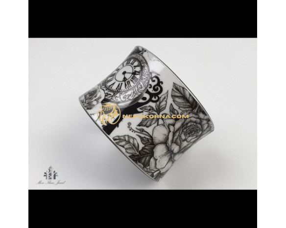 Bratara Timpul zboara - alba