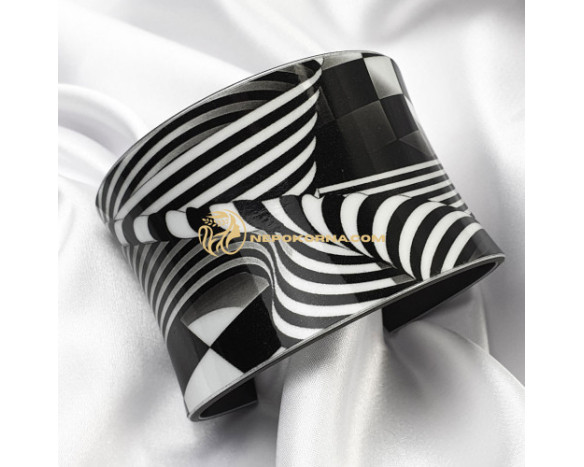 Bratara Contraste - alba