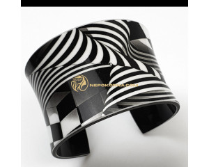 Bratara Contraste - alba 2