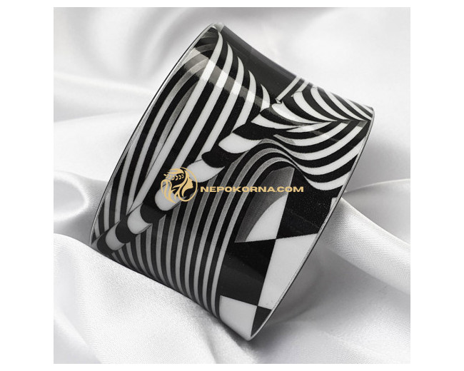 Bratara Contraste - alba