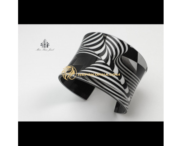 Bratara Contraste - alba