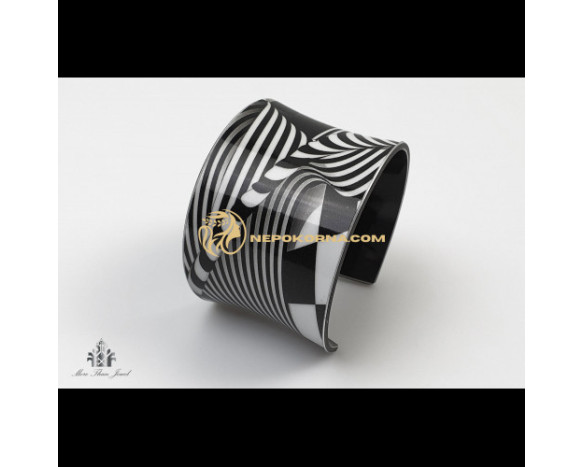 Bratara Contraste - alba