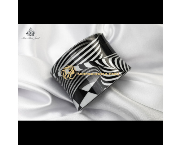 Bratara Contraste - alba