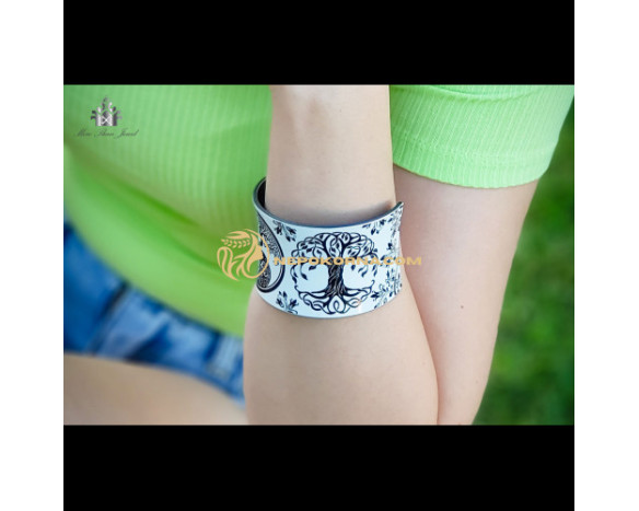 Bratara Arborele vietii - alb