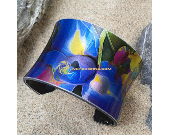 Bratara Iris albastru