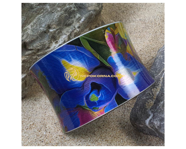 Bratara Iris albastru