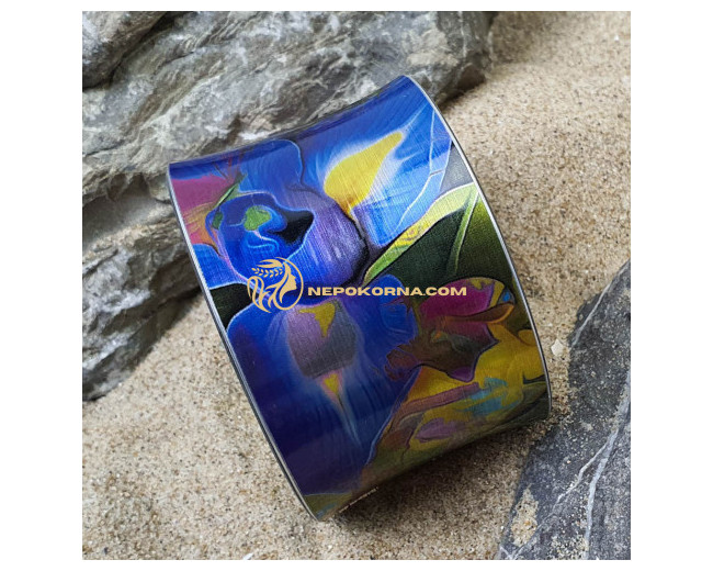 Bratara Iris albastru