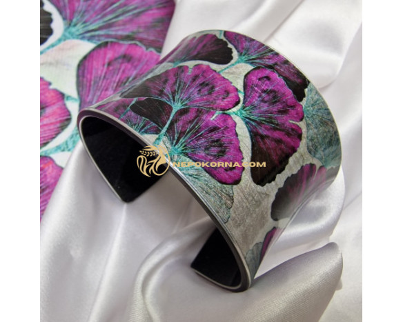 Bratara Ginkgo Biloba - ciclamen