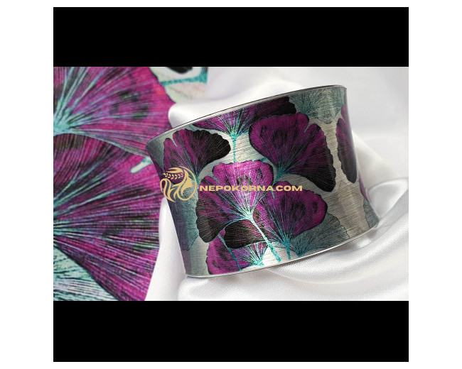 Bratara Ginkgo Biloba - ciclamen