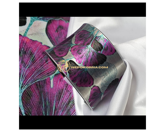 Bratara Ginkgo Biloba - ciclamen