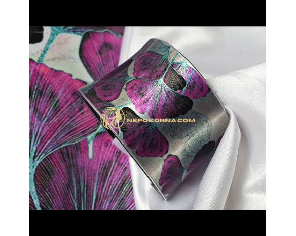 Bratara Ginkgo Biloba - ciclamen