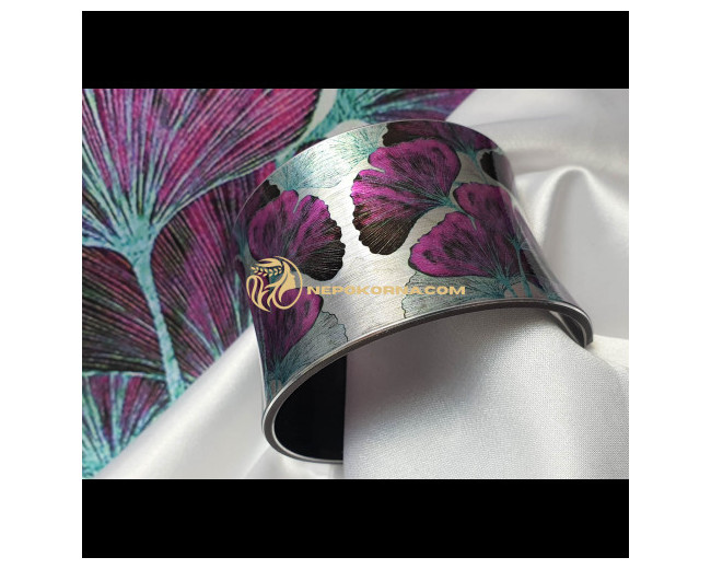 Bratara Ginkgo Biloba - ciclamen