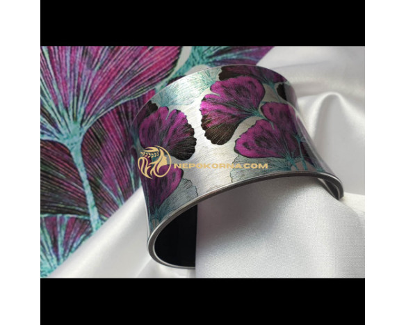 Bratara Ginkgo Biloba - ciclamen