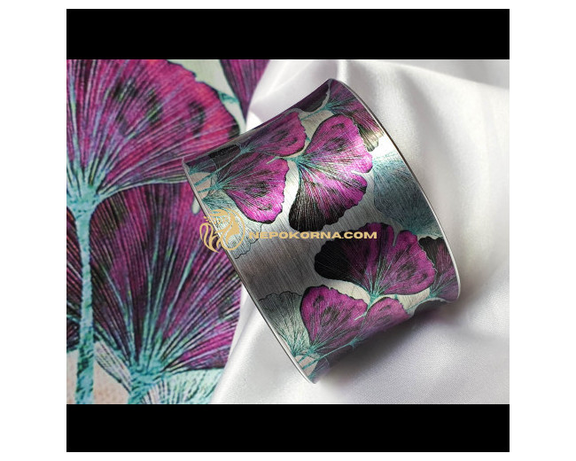 Bratara Ginkgo Biloba - ciclamen