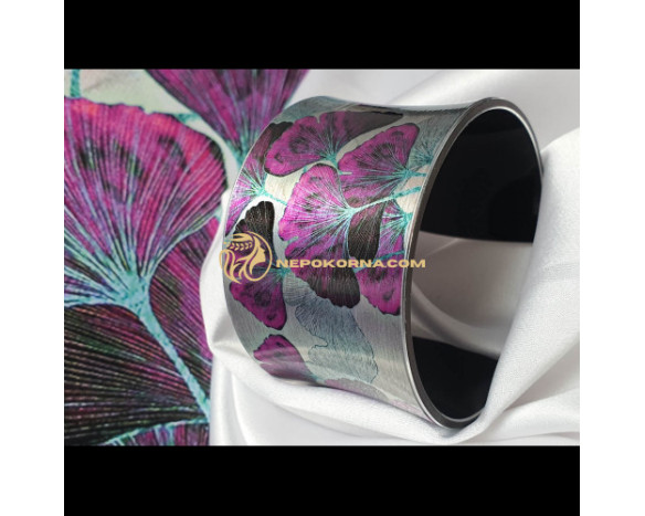 Bratara Ginkgo Biloba - ciclamen