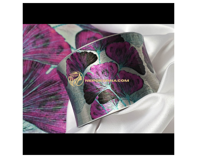 Bratara Ginkgo Biloba - ciclamen