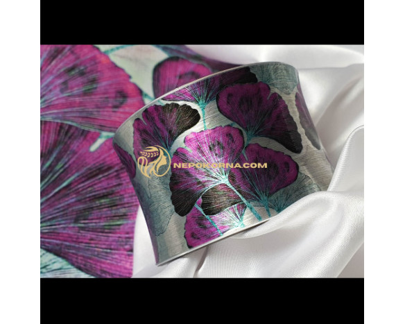 Bratara Ginkgo Biloba - ciclamen