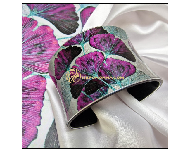 Bratara Ginkgo Biloba - ciclamen