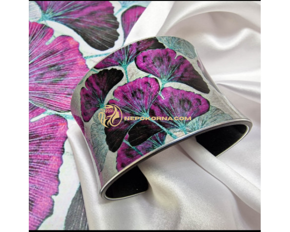 Bratara Ginkgo Biloba - ciclamen