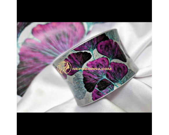 Bratara Ginkgo Biloba - ciclamen