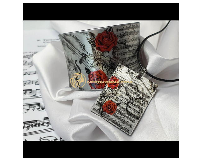 Bratara si colier - Iubire pe note