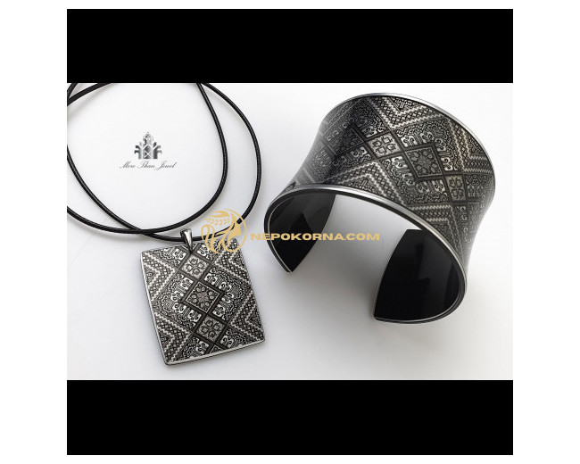 Bratara si colier Alexandra - grafic cu rama