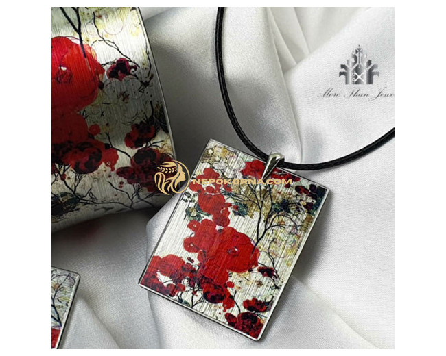 Bratara si colier - Gheisa argintiu