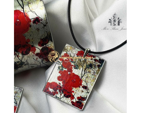 Bratara si colier - Gheisa argintiu