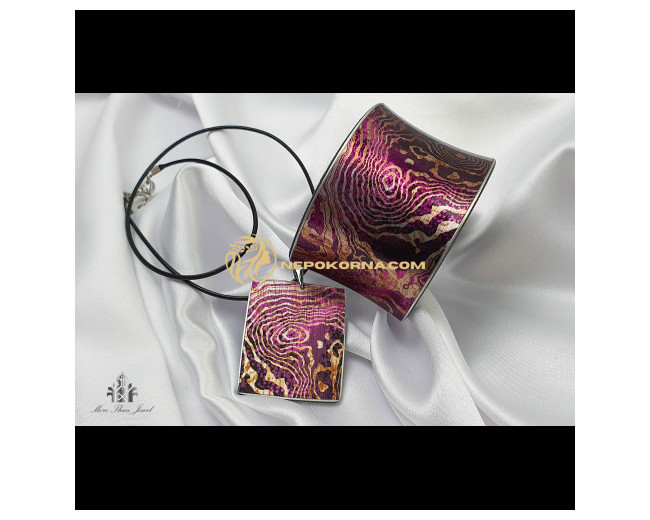 Bratara si colier - Coral