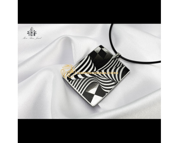 Bratara si colier - Contraste alb