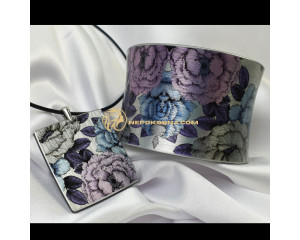 Bratara si colier - Rozmarin albastru