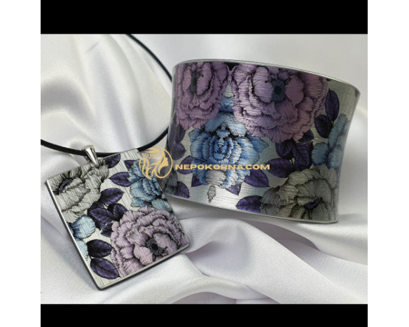 Bratara si colier - Rozmarin albastru