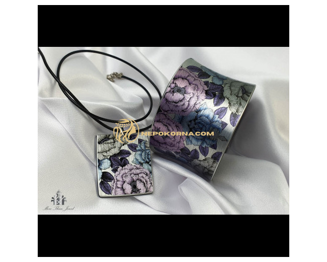 Bratara si colier - Rozmarin albastru