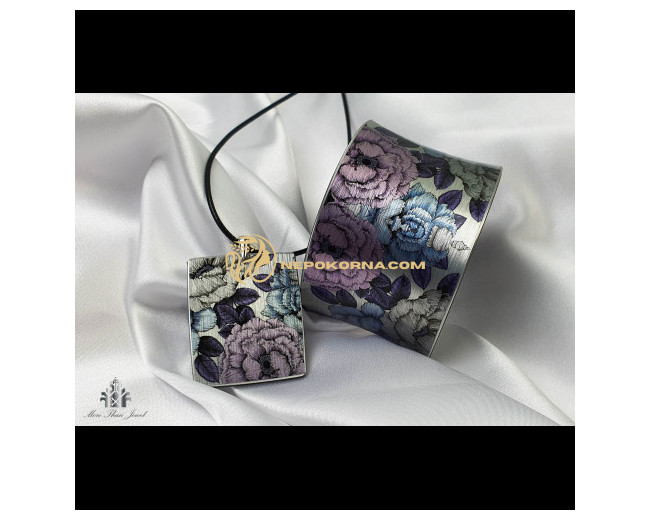 Bratara si colier - Rozmarin albastru