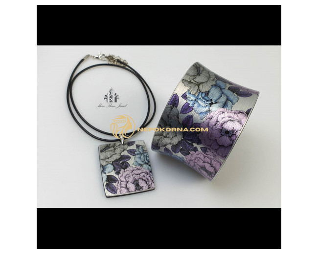 Bratara si colier - Rozmarin albastru