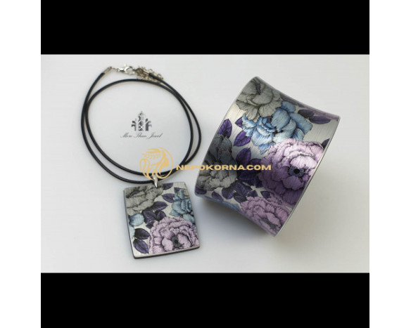 Bratara si colier - Rozmarin albastru