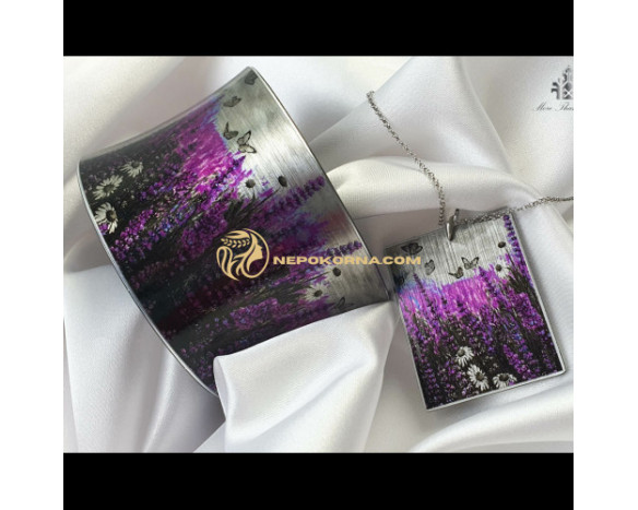 Bratara si colier - Lavanda