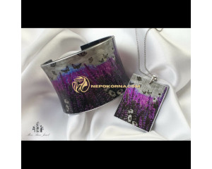 Bratara si colier - Lavanda 2