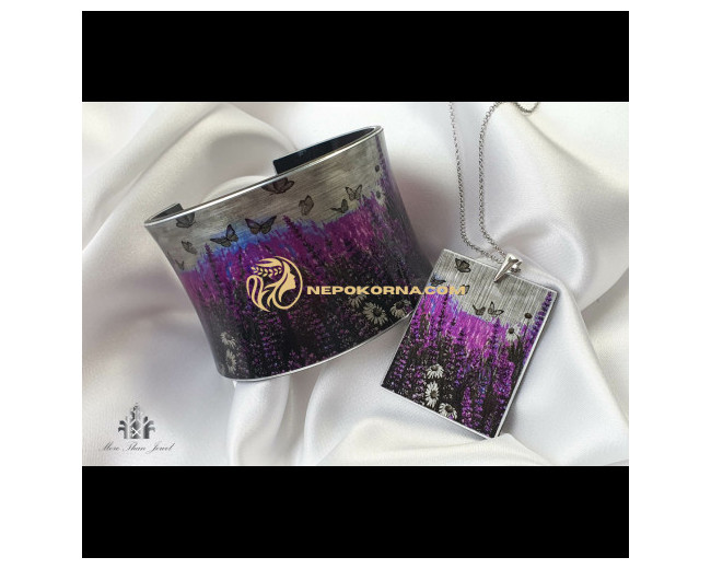 Bratara si colier - Lavanda