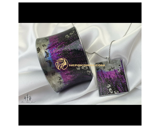 Bratara si colier - Lavanda