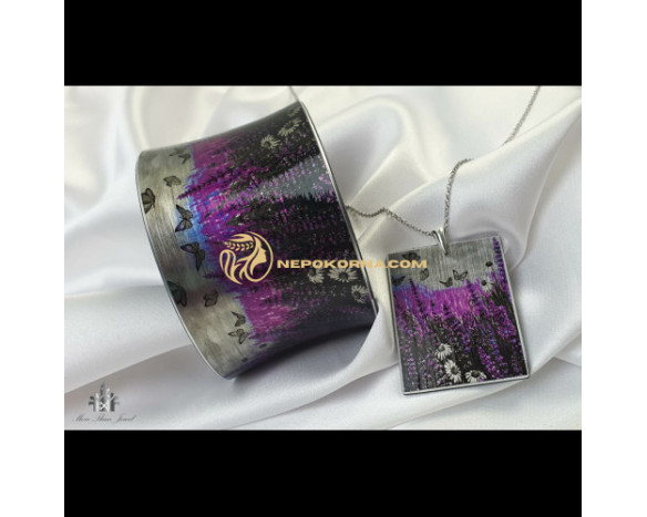 Bratara si colier - Lavanda