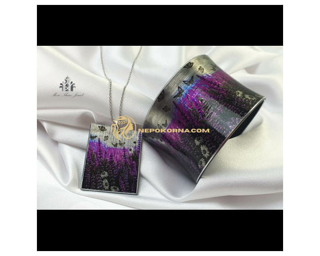 Bratara si colier - Lavanda