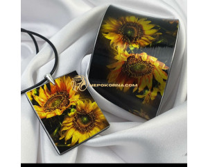 Bratara si colier - Soare