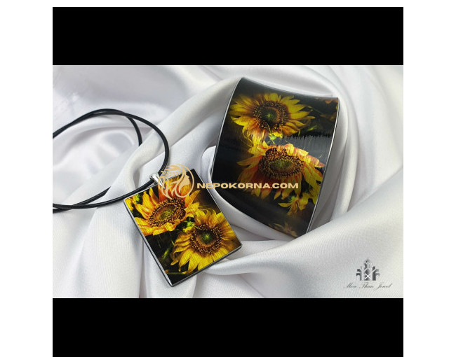 Bratara si colier - Soare